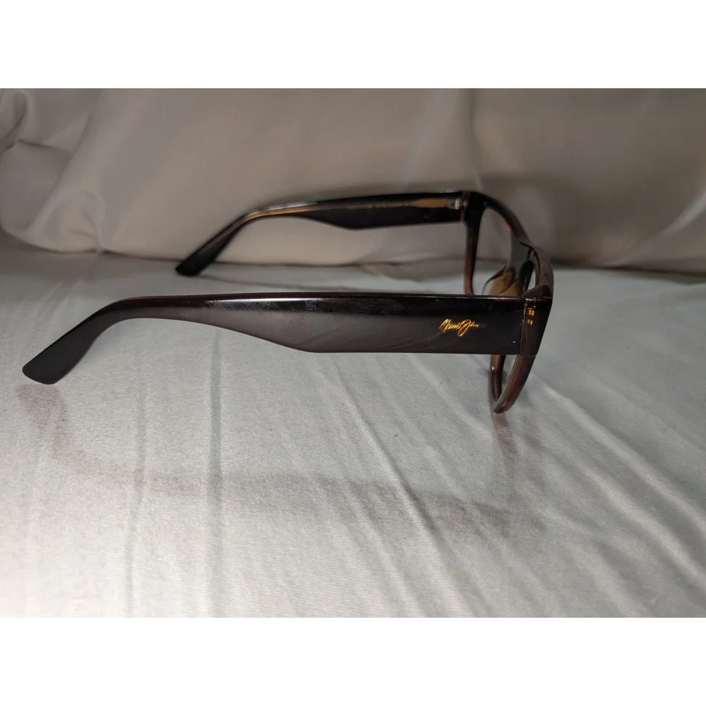 MAUI JIM EKOLU MJ 867-24E BROWN 53.5/20/145 ITALY SUNGLASSES BG47